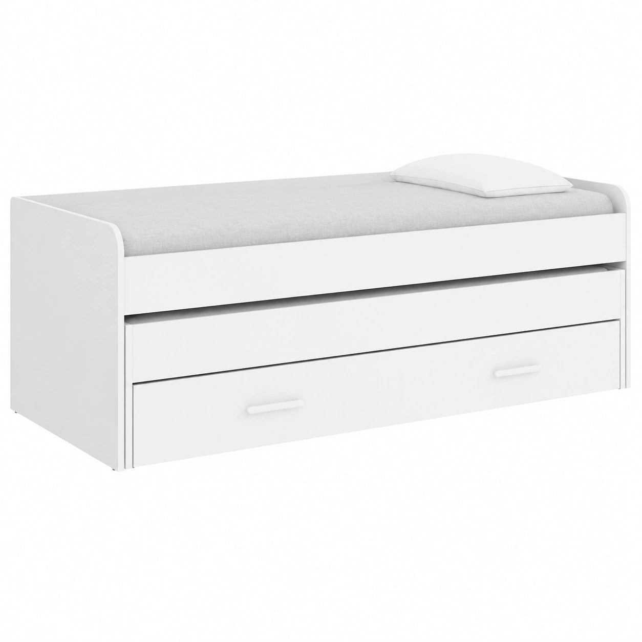 Cama Compacta Juvenil 190x90 cm Blanca - Grupo RIMOBEL