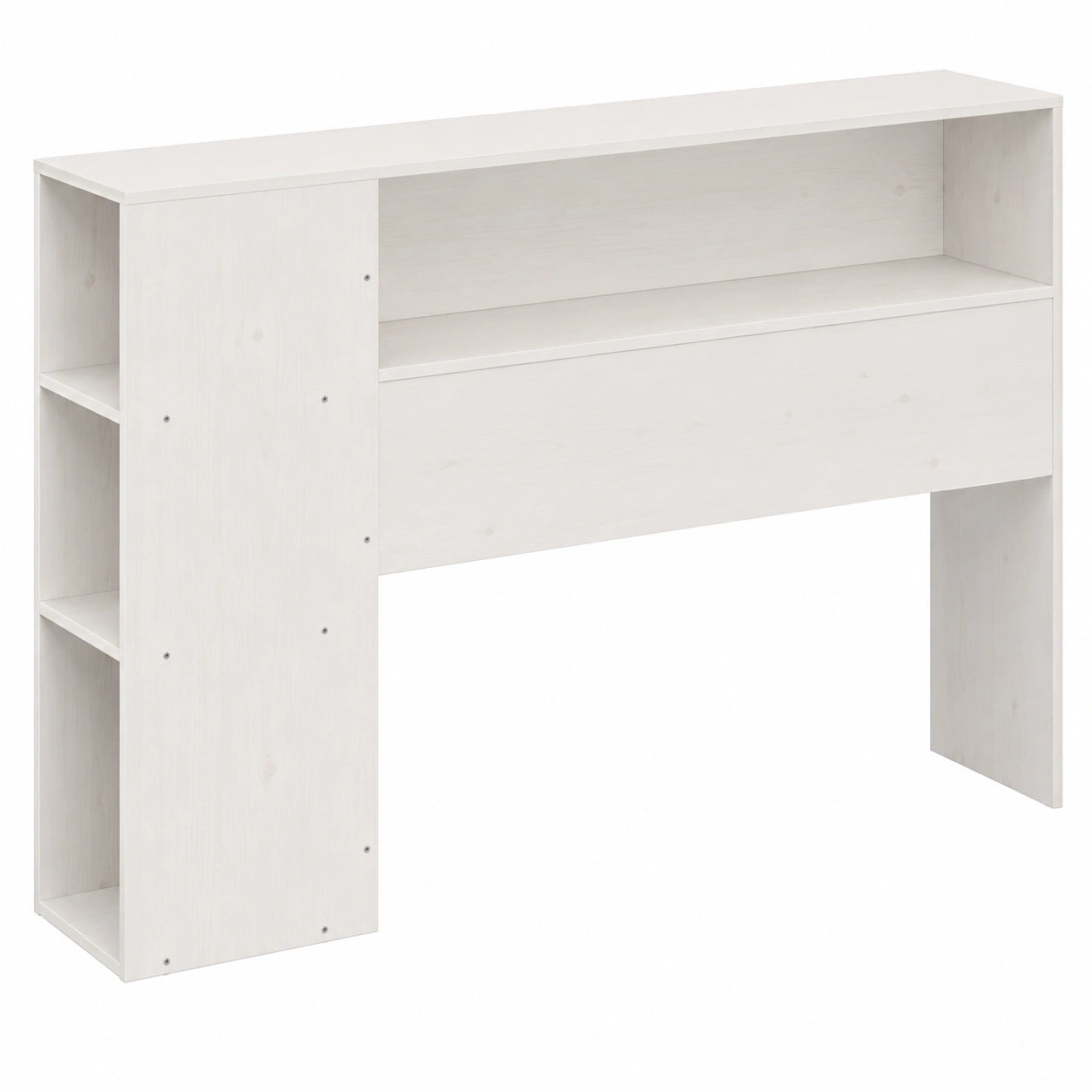 Cabecero de Pino Macizo Blanco con Almacenamiento 75 cm