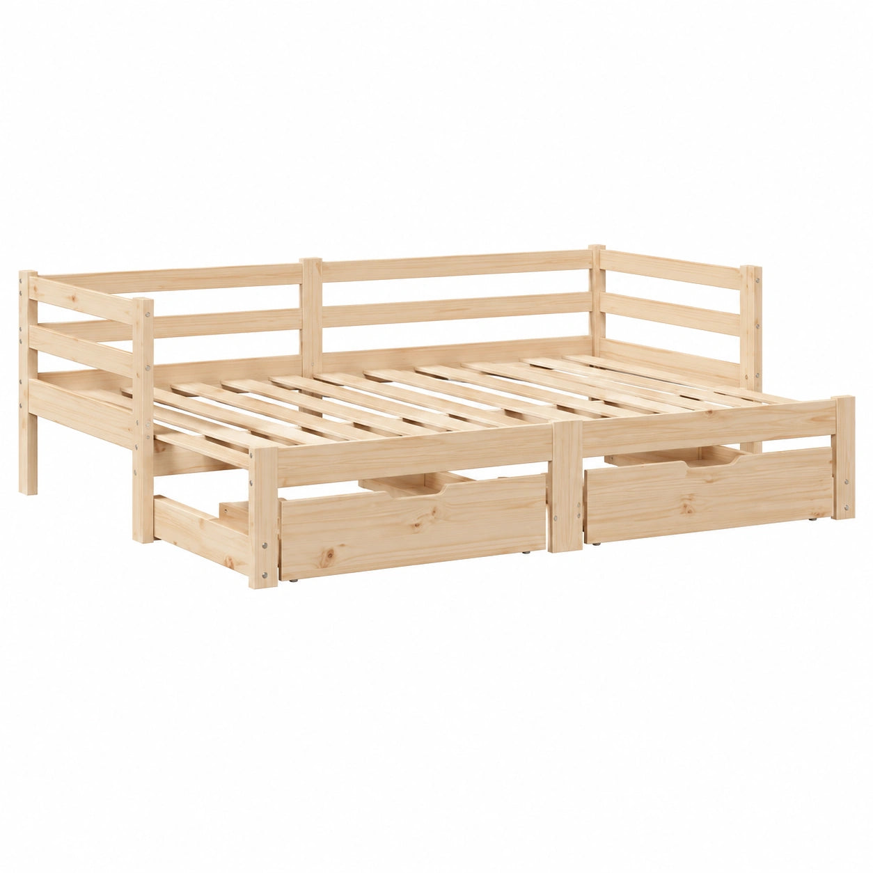 Cama Nido con Cajones 80x200 cm sin Colchón de vidaXL