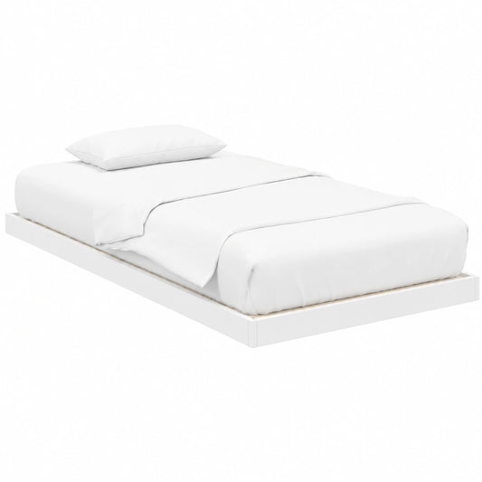Cama de Suelo Moderna 90x190 cm de Madera Resistente para Dormitorio