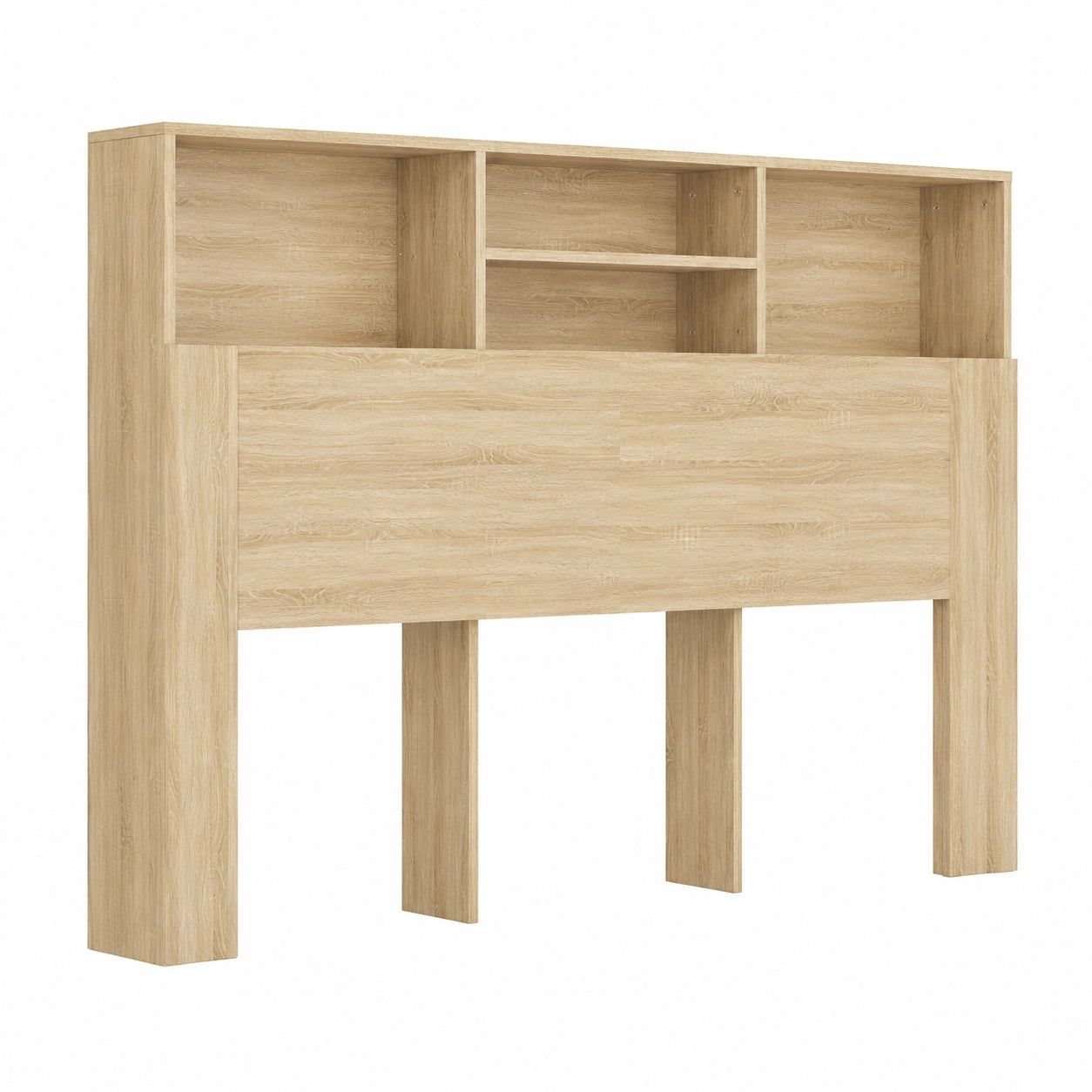 vidaXL Cabecero con Almacenamiento para Dormitorio, Roble Sonoma, 160x19x103,5 cm