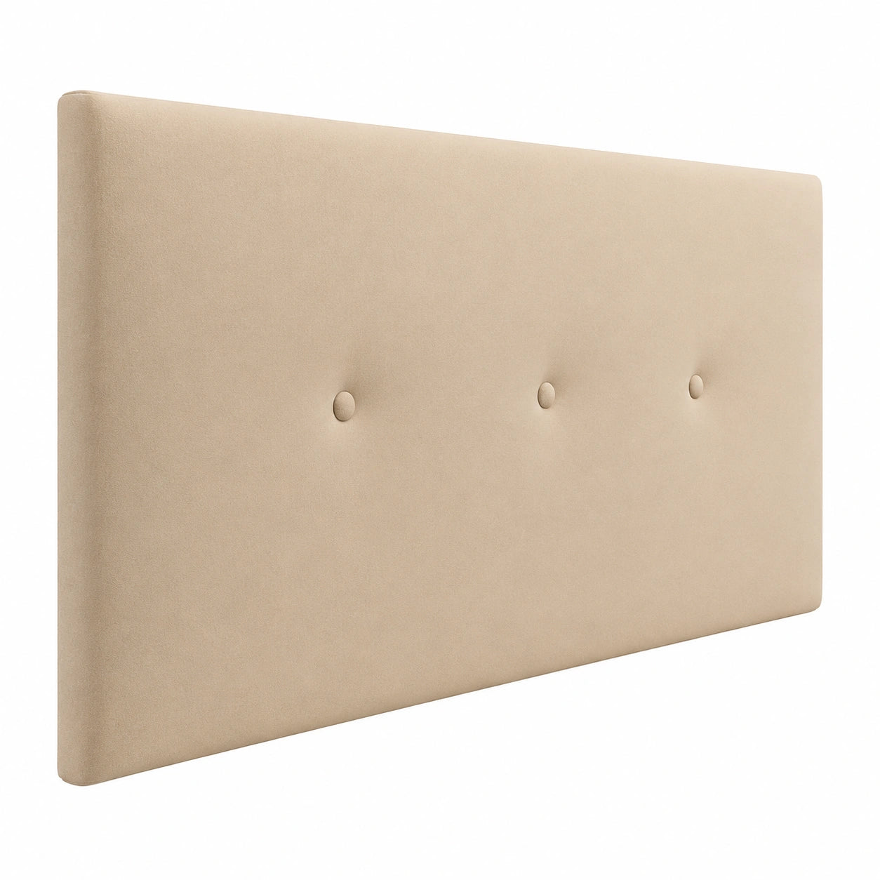 Cabecero Tapizado Noah Beige para Cama Individual, Matrimonial o Queen - Elegancia y Comodidad