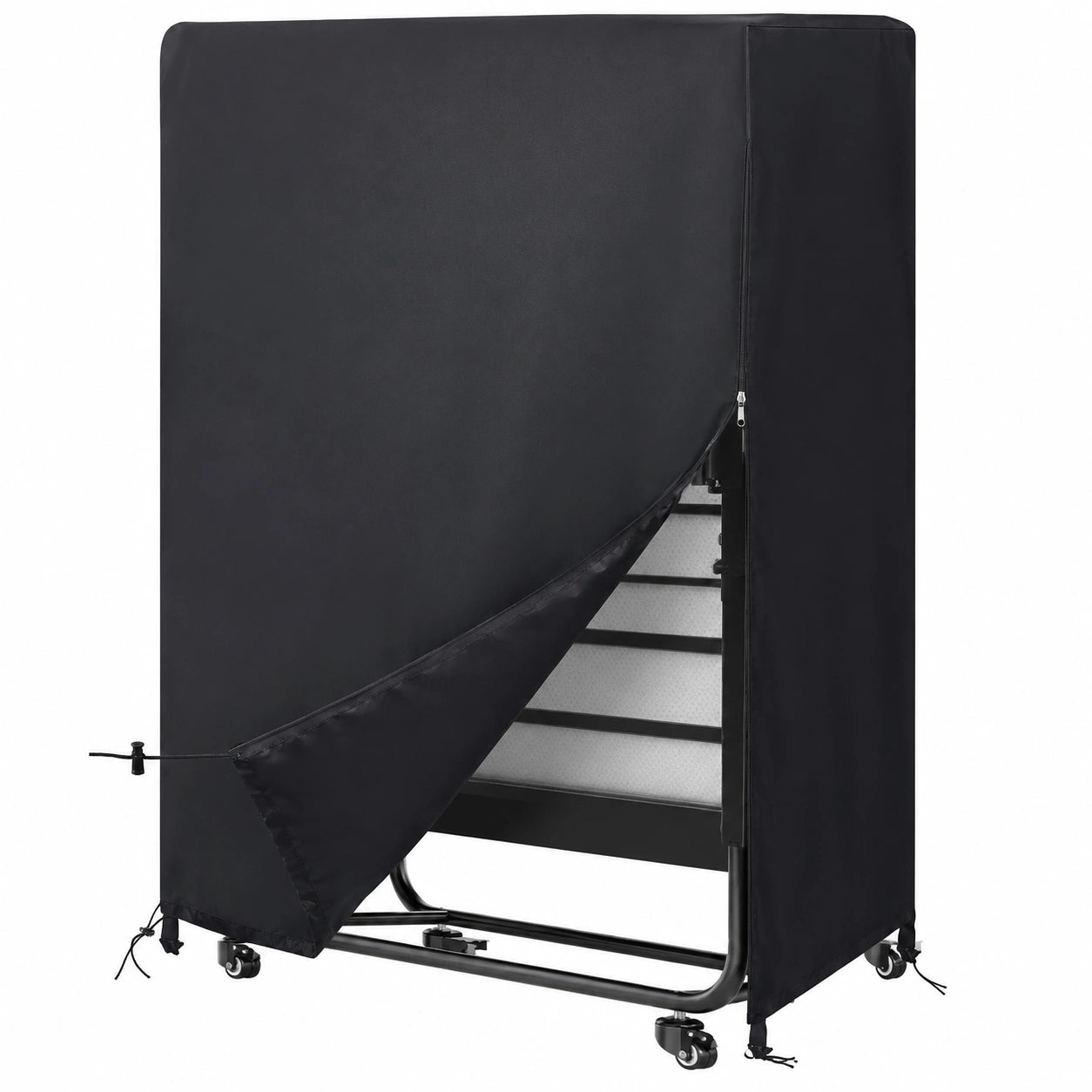 Bolsa de Almacenamiento Plegable para Cama con Cremalleras y Hebillas, Protector contra Polvo para Cuna